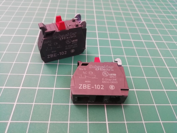 БЛОК-КОНТ.С КЛЕММ.ЗАЖ. ПОД ВИНТ 1НЗ Schneider Electric ZBE-102