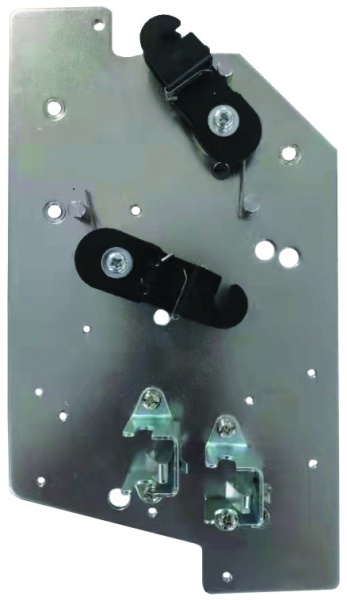 Механизм блокировки 2-х стац. воздуш. авт. выкл. при помощи тросов