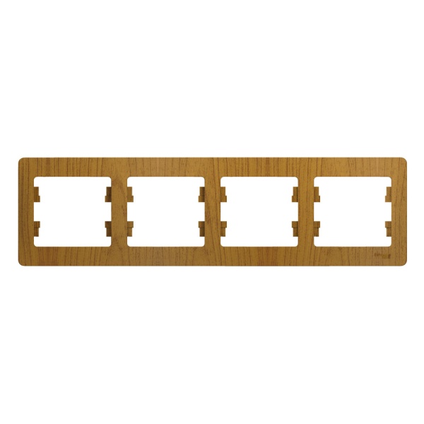 GLOSSA 4-постовая РАМКА, горизонтальная, ДУБ