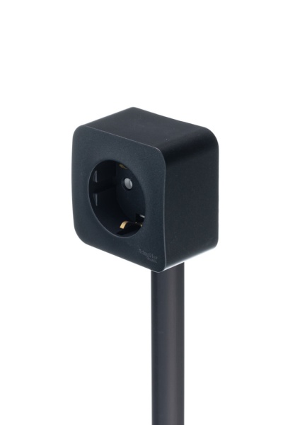 MULTISET Кабель-канал арочный 20x12, 2м АНТРАЦИТ