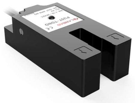 LANBAO PU15-TDPC вилочный оптический датчик 15мм PNP NC кабель 2м