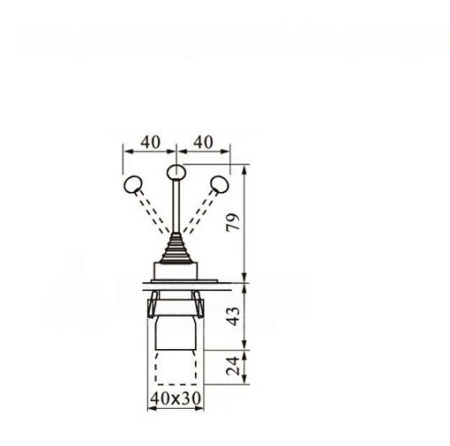 Промышленный джойстик QT-XDP2 LSSINE, аналог Schneider Electric Harmony XD2PA