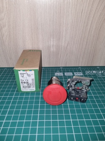 КНОПКА АВАР. ОСТ. И ОТКЛ., ВОЗВ. ПОВОР. 1 НЗ XB4BS8442