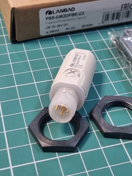 LANBAO PSS-GM2DPBR-E2 оптический датчик M18 PNP NO/NC Sn=2м (R-тип) разъем M12