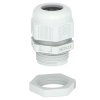 Ввод V-TEC VM20+LGR кабельный с контргайкой, М20х1.5, IP68, UV-resistant, для ввода кабеля Ø6-13мм, серый, полиамид