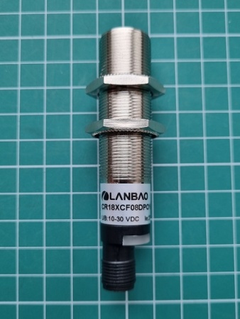 LANBAO CR18XCF08DPOY-E2 Ёмкостной датчик М18х85мм PNP NO Sn=8мм разъём М12