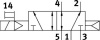 Распределитель VUVG-LK14-M52-AT-G18-1H2L-S