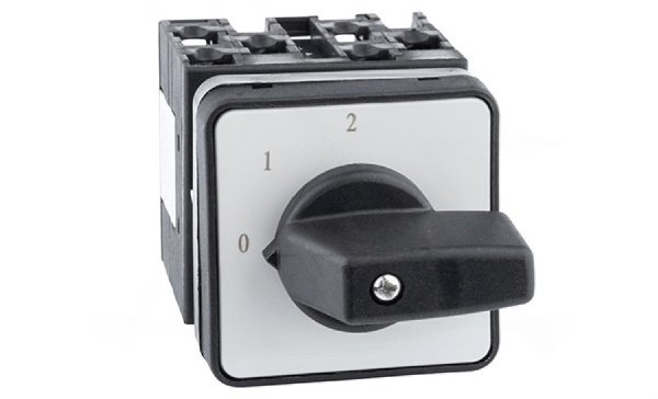 Переключатель UKT0-1-8240/E, 1P, 20A, тип 0-1-2, 1NO на 1_2, на дверь, фронт IP65