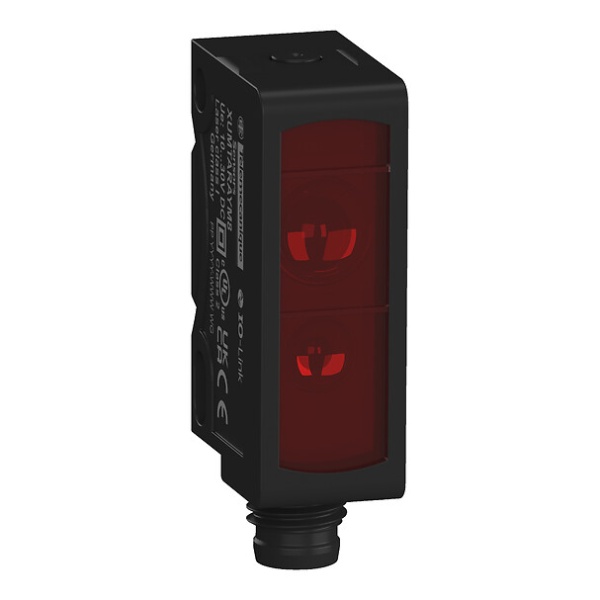 Фотоэлектрический датчик XUMT, прозрачный рефлекс, пластик, Sn 2m, IO-Link, разъём M8