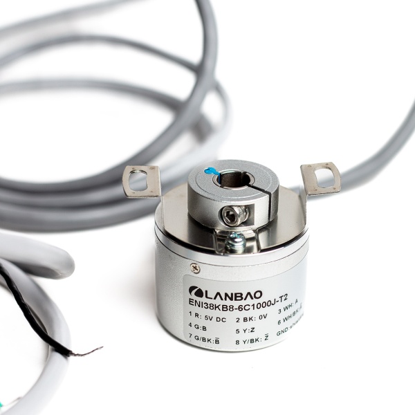 LANBAO ENI38KB8-6C1000J-T2 энкодер ?38 полый вал 8мм 1000имп/об TTL 5VDC кабель 2м