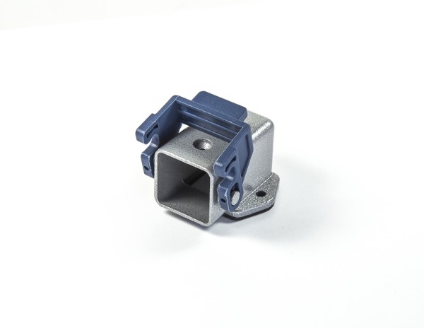 Угловой кожух (монтаж на перегородке) металлический, 5 полюсов, 10A, нижний ввод (PG 11), IP65 EBM05GE41