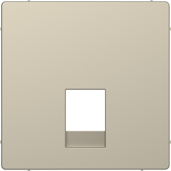 MERTEN D-Life ЦЕНТРАЛЬНАЯ НАКЛАДКА для розетки 2-ной RJ11/RJ12, САХАРА