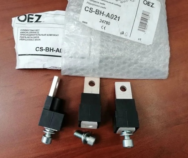 Присоединительный комплект CS-BH-A021 задний подвод, Cu/Al шины / кабельные наконечники, 3 шт., для BH630