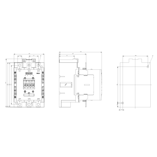 Контактор силовой 3RT10562AP36 ,90КВТ/400V/AC-3,  AC/DC-НОМИНАЛЬНОЕ ПИТАЮЩЕЕ  НАПРЯЖЕНИЕ УПРАВЛЕНИЯ 220-240В  UCВСПОМОГАТЕЛЬНЫЕ КОНТАКТЫ 2НО+2НЗ,  ТИПОРАЗМЕР S6 ШИННЫЕ НАКОНЕЧНИКИ  ПРИВОД: ОБЫЧНЫЙ ПРУЖИННЫЕ КЛЕММЫ  (CAGE CLAMP