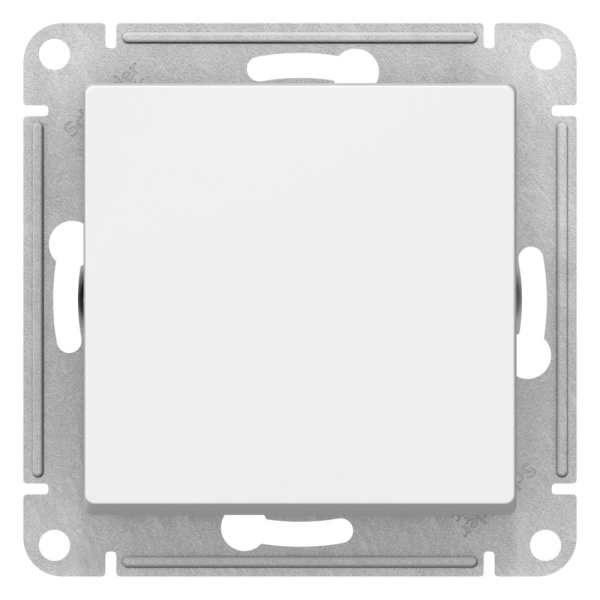 ATLASDESIGN 1-клавишный ВЫКЛЮЧАТЕЛЬ 2-полюсный, 10АХ, механизм, БЕЛЫЙ