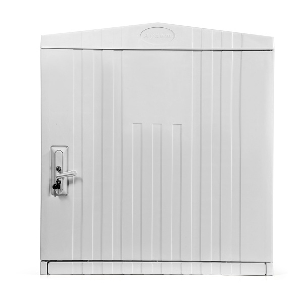 Щит напольный 850x900x325мм (ВxШxГ) из композитного (SMC) материала на цоколе 1100мм без монт. панели, IP54