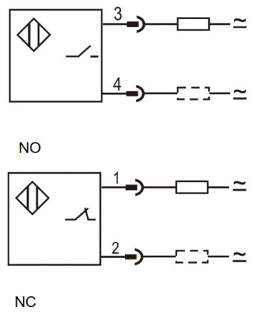 LANBAO CR30XSCF10SBO емкостной датчик M30, Sn=10мм 2-х проводный NO кабель 2м
