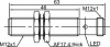 LANBAO LR12XBF04DNCY-E2 индуктивный датчик M12x63мм NPN NC Sn=4мм разъем M12