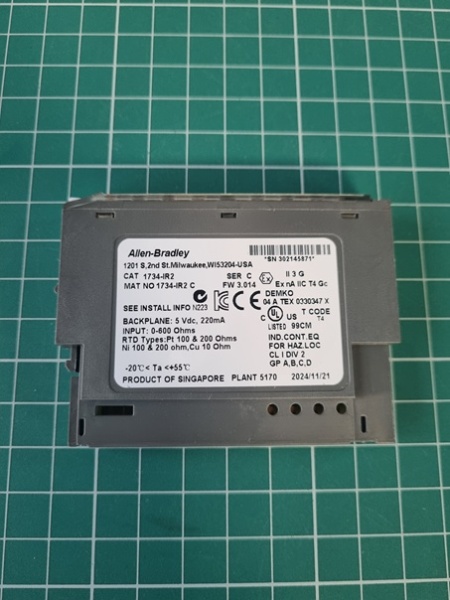 Модуль ввода POINT I/O 2 Point RTD, 1734IR2