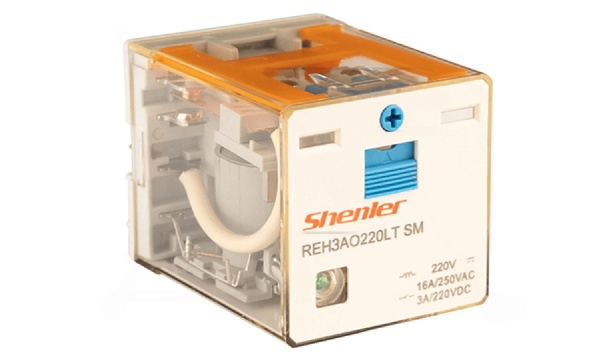 Реле REH3AO220LTSM, 3NO, 16A(400VAC)/ 10A(220VDC), 220VDC(0,65Un) RZA, мех. инд., тест-кнопка, LED, магнит