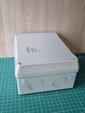 Коробка монтажная пластиковая K9255Z с клемником 200х160х98, IP65