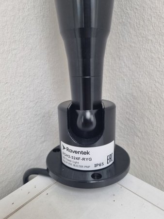 RAVENTEK ROH2-324F-RYG световая колонна алюминиевый корпус ?50мм с зуммером 3 цвета RYG IP65