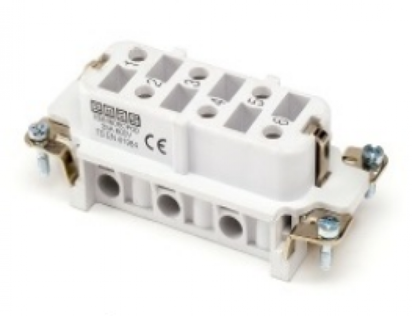 EBM606CF00 Штепсель 6 полюсов 35А EBM606CF00