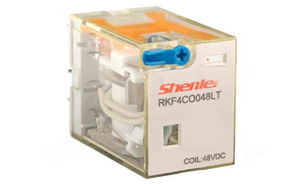 Реле RKF4CO048LT, 4CO, 6A(250VAC/30VDC), 48VDC, мех. индикация, тест-кнопка с блокировкой, LED