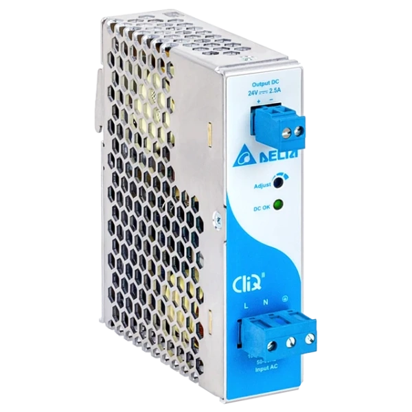 Блок питания импульсный CliQ II, 60W, 2.5А, 85_264VAC (120_375VDC) / 24VDC, DIN35, клемн.колодка, ал.корпус