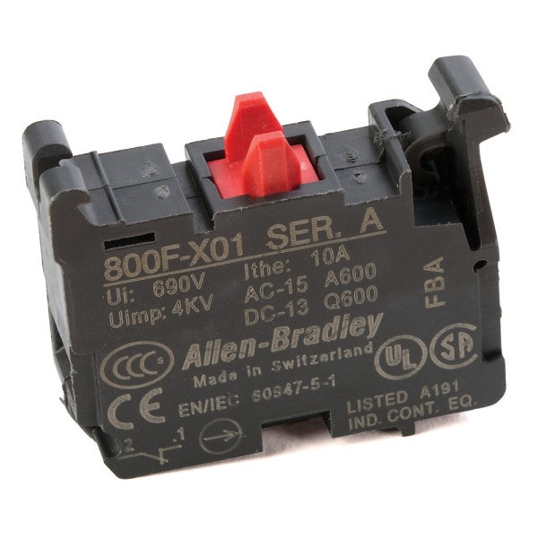 Контактный блок  1 Н.З. 800FX01