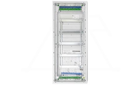 Щит настенный MSF 5x12M (60M), N/PE 2x(2x25+20x16mm2+19x10mm2), мет. дверь, белый RAL9016, 853x358x100mm, IP30