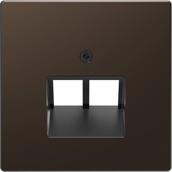 MERTEN D-Life ЦЕНТРАЛЬНАЯ НАКЛАДКА для розетки 2-ной RJ45, МОККО