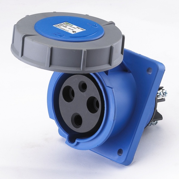 Розетка щитовая 433 2Р+РЕ 63А 220В IP67 РЩ-102