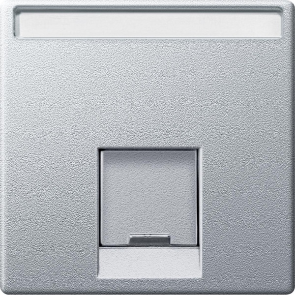 MERTEN ЦЕНТР.ПЛАТА для розетки SE RJ45 1пост, АЛЮМИНИЙ, SM