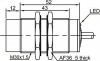 LANBAO LR30XBN15DPOW1 индуктивный датчик M30 PNP NO Sn=15мм кабель 2м, -40...+70С