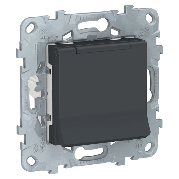 UNICA NEW РОЗ с/з,с/ш,с/кр,16А,IP40,АНТ