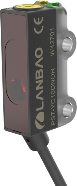 LANBAO PST-YC10DNCR Оптический датчик NPN на темноту 100мм кабель 2м