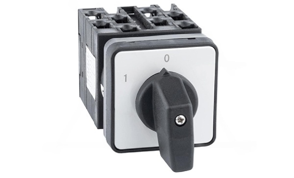 Переключатель UKT0-4-8213/E, 4P, 20A, тип 1-0-2, 4NO на 1_2, на дверь, фронт IP65