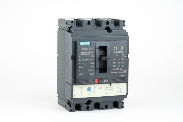 Авт. выключатель SDM6-250F 3P, In=200A, TMA Ir=0.8_1In, Ii=5_10In, Icu/Ics=36kA/400V