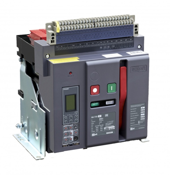 Воздушный авт. выключатель стационарный 3P 1000А 80кА расцепитель Н ВА-731