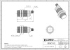 LANBAO CR30CF10DNO-E2 Емкостной датчик 10 мм, 10…30 DC, NPN, NO, заподлицо, никелированная латунь, р