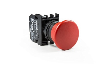Кнопка "Грибок" без фиксации красная  B200MK