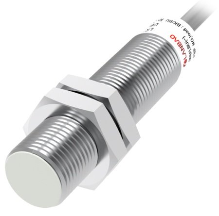 LANBAO LR12XBF02DPOW1 индуктивный датчик M12x63мм PNP NO Sn=2мм -40...70°С кабель 2м