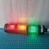 Колонна светосигнальная AL50, d=50mm, LED Кр+Желт+Зел, 24VAC/DC+220VAC, пласт. стойка, IP52 (AL50-RYG-23/31P1)