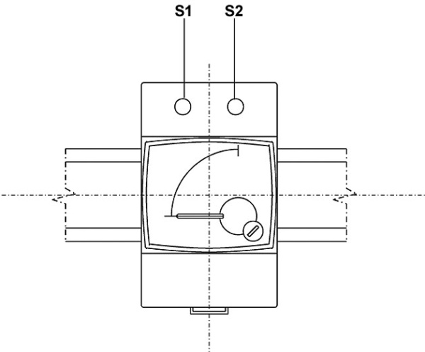 M10458 Вольтметр EM45 500V