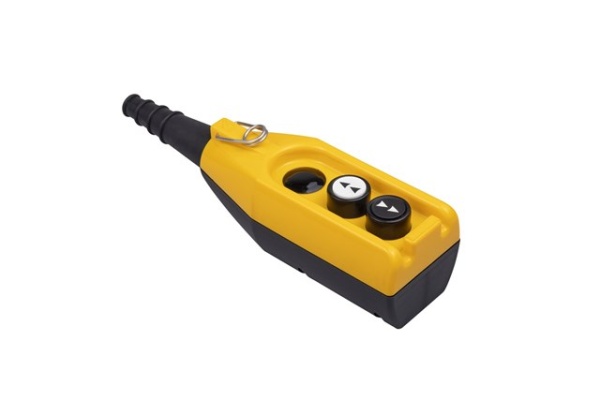 Пульт управления 3 кнопки (первое отверстие с заглушкой), двухскоростной, cерия PV (250В AC, 4А), IP65 PV3T14