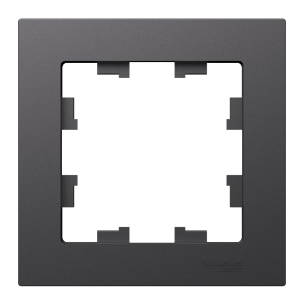 ATLASDESIGN 1-постовая РАМКА, БАЗАЛЬТ