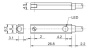 LANBAO FT07DPO 1001 Индуктивный датчик прямоугольный, 10…30 DC, PNP, NO, PBT, кабель50 см с разъемом  м8, IP67