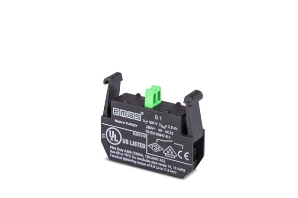 Блок-контакт "Старт" (1НО), серия B, 250В AC, 4А B1
