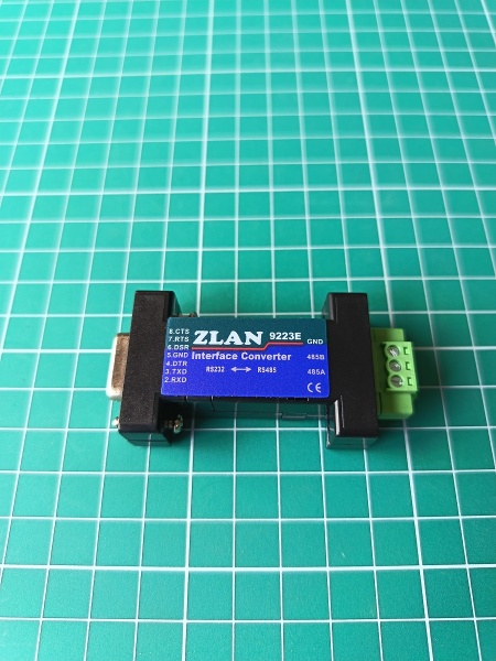 Пассивный преобразователь интерфейсов ZLAN9223E, RS-232 в RS-485